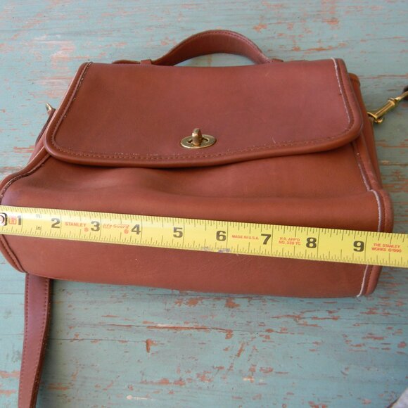 Vintage COACH Court Bag Convertible Crossbody Handbag 9870 Purse GOOD SHAPE! - Picture 4 of 11
